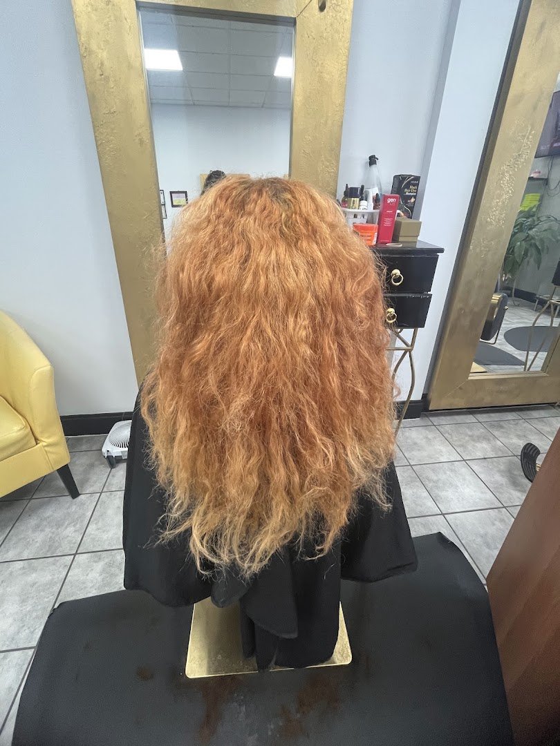 Hair wash bowl in a beauty salon.